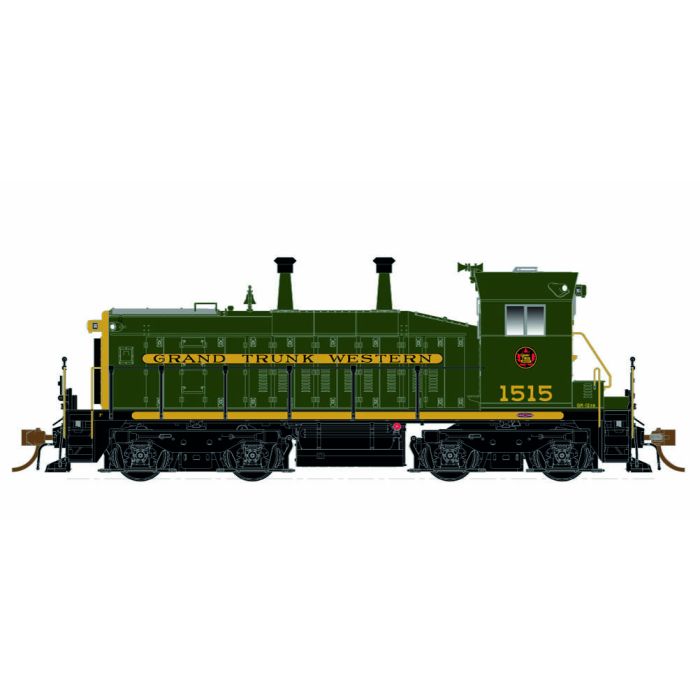 HO SW1200 (DC/Silent): Grand Trunk Western #1511 (as-delivered)
