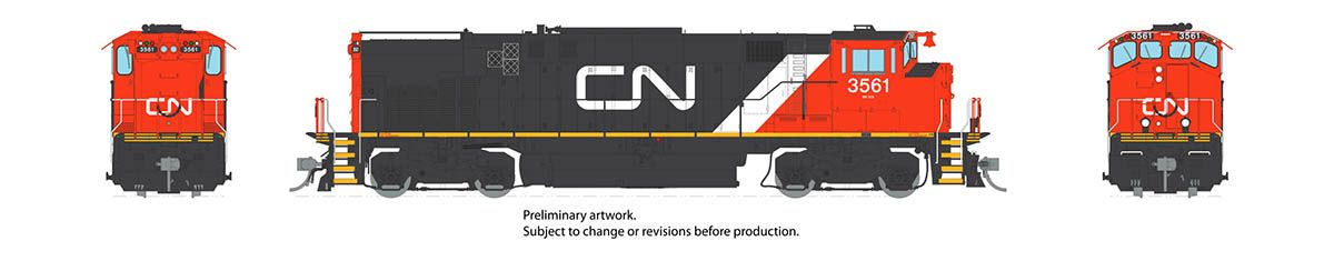 HO MLW M420 [MR-20c] (DCC/Sound): Canadian National (North America) #3576