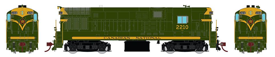 HO H16-44 (DC/DCC/Sound): CNR - Green Scheme: #2206