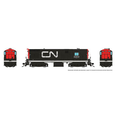 HO H16-44 (DC/DCC/Sound): CN Rail - Wet Noodle Scheme: #2202