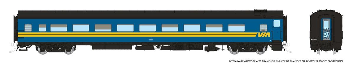 HO Lightweight Coach: VIA Rail Canada: #5616
