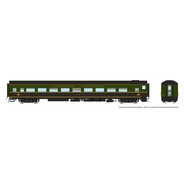 HO Lightweight Coach: CNR - 1954 Scheme: #5635