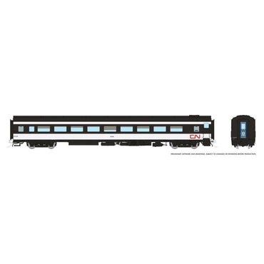 HO Lightweight Coach: CN - Wet Noodle Scheme: #5654
