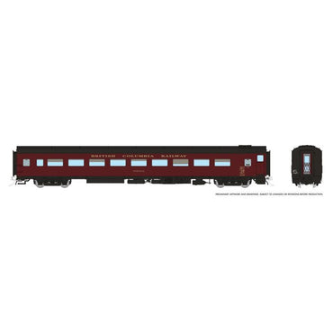 HO Lightweight Coach: BC Rail: #156520 Capilano