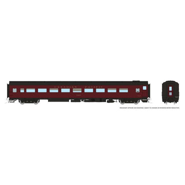 HO Lightweight Coach: CP - Royal Canadian Pacific: #102 E.S. Smith