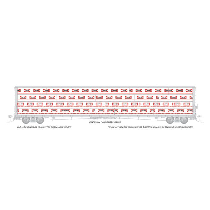 HO Centerbeam Lumber Load: Canfor