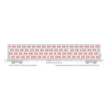 HO Centerbeam Lumber Load: Canfor