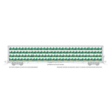 HO Centerbeam Lumber Load: Irving