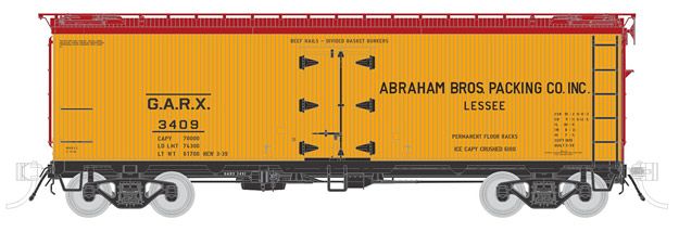 HO GARX 36ft Meat Reefer: Abraham Bros. Packing #3401