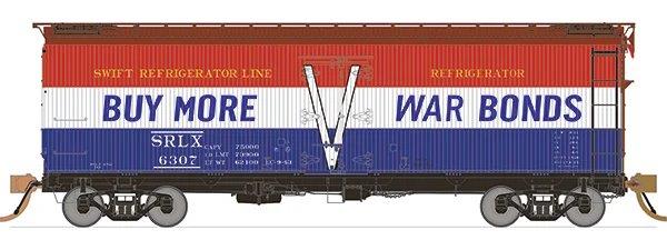 HO GARX 37ft Meat Reefer: Swift (War Bonds) #6307