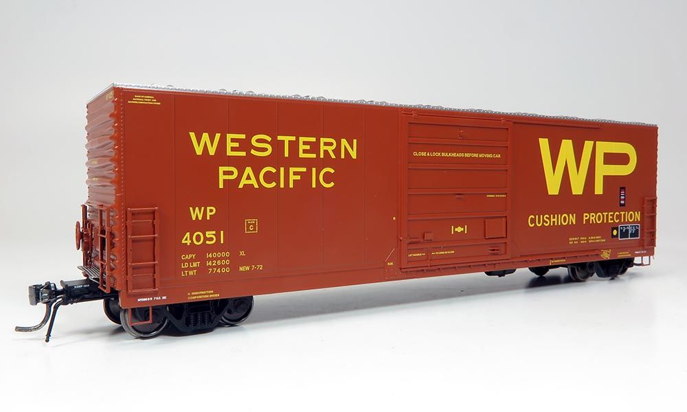HO Evans X72 Boxcar: Western Pacific #4056