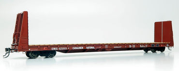 HO Mil Bulkhead Flatcar: CNIS (Mineral Brown) #621047