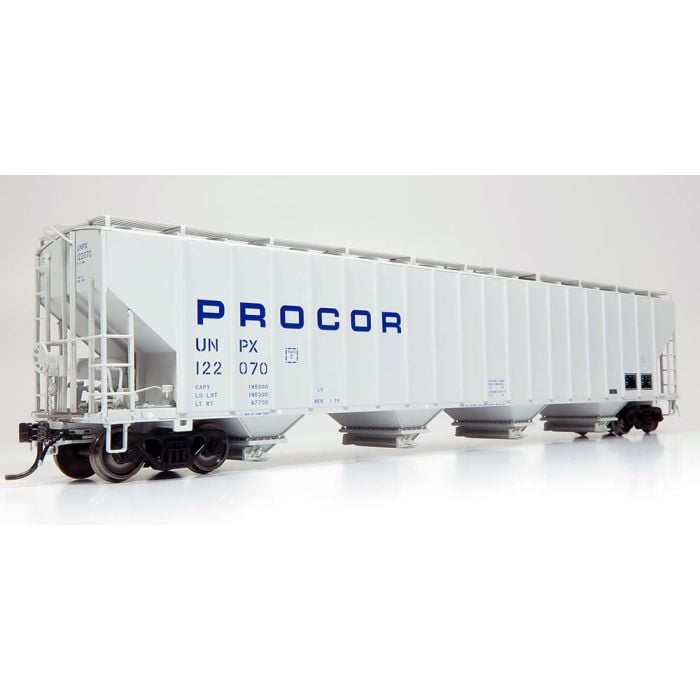 HO Procor 5820 Covered Hopper: UNPX (Blue Stencil) #122090