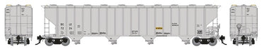 HO Procor 5820 Covered Hopper: Dow Chemical #7204