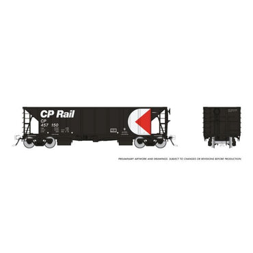 HO NSC Ballast Hopper: Canadian Pacific #457287