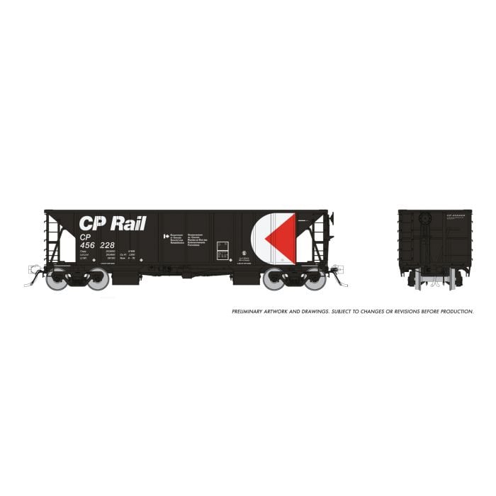 HO NSC Ballast Hopper: Canadian Pacific (Branchline) #456297