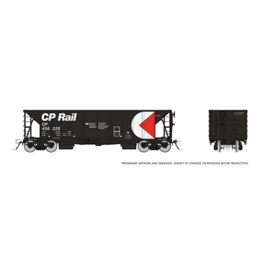 HO NSC Ballast Hopper: Canadian Pacific (Branchline) #456297