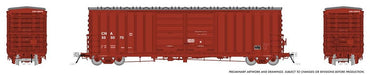 HO PC&F B-70-69 Boxcar: Canadian National #555087
