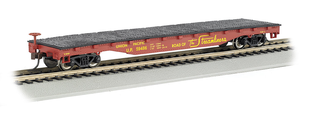 HO 52ft Flatcar: Union Pacific #59486