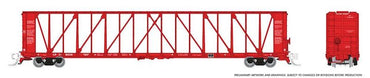 HO NSC Centrebeam Flatcar: CP Rail (Red) #318145
