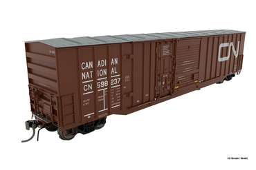 HO Trenton Works 6348cf Boxcar: Canadian National (Delivery) #598291