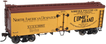 HO 36ft Wood Reefer: Norfolk Poultry Company #3080