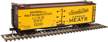HO 40ft Wood Reefer: Morrell Refrigerator Line (Canned Meats) #25084