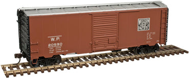 HO 40ft Postwar 7ft Door Boxcar: Western Pacific #20590
