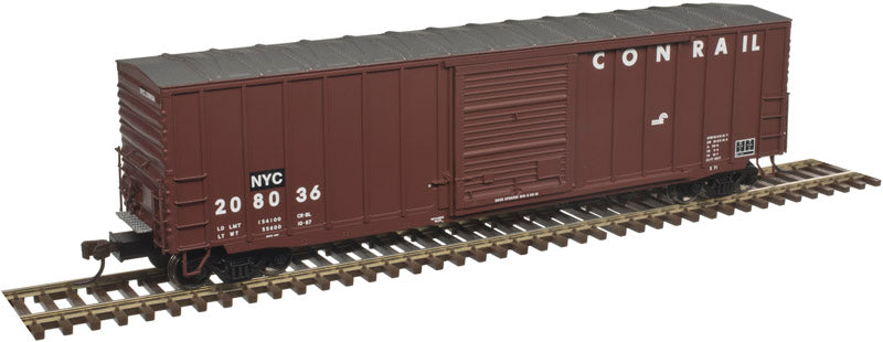 HO Precision Design 50ft Rib-side Boxcar: CSX (ex-Conrail NYC patch) #208017