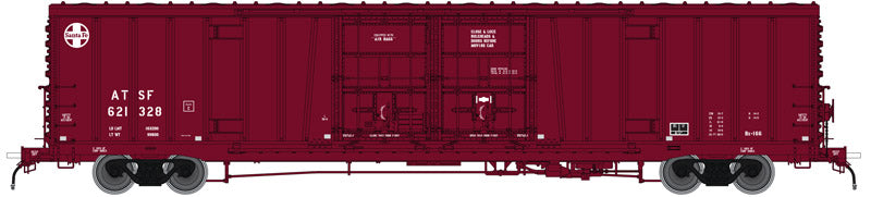 HO TSF BX-166 60ft Boxcar: Santa Fe (24" Logo #3) #621406