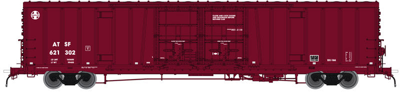 HO TSF BX-166 60ft Boxcar: Santa Fe (Berwind "C" Repaint) #621365