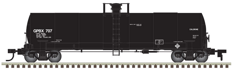 HO ACF 17,360 Gallon Tank Car: GPBX #714