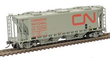HO Slab-Side Covered Hopper: Canadian National (Noodle) #352180