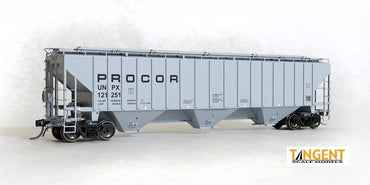 HO PS-2 4750 Covered Hopper: UNPX (Procor Repaint) #121251