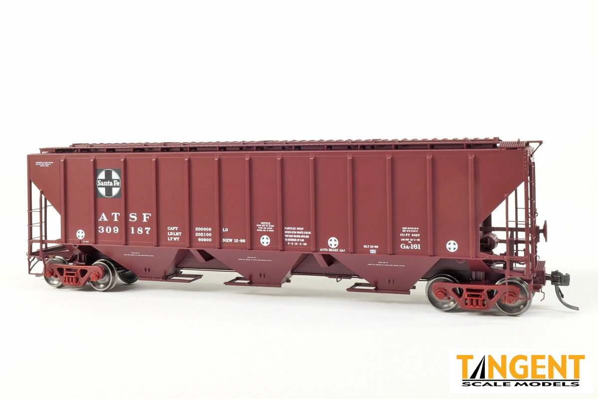HO PS-2 4427 High-Side Covered Hopper: ATSF (Delivery) #309197