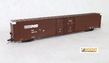 HO 86ft Greenville High Cube Double Plug Door Boxcar: Norfolk Southern (NW, B20 Repaint 1989+) #868197