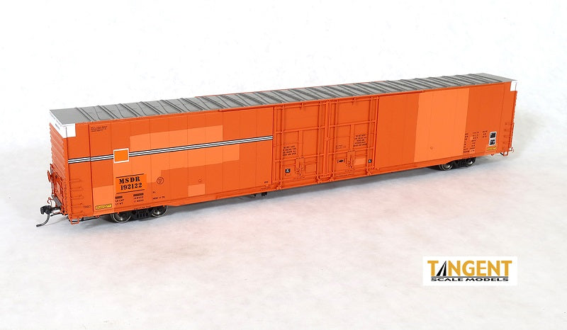 HO 86ft Greenville High Cube Double Plug Door Boxcar: Mississippi Delta (Ex-AA, 1992+) #192122