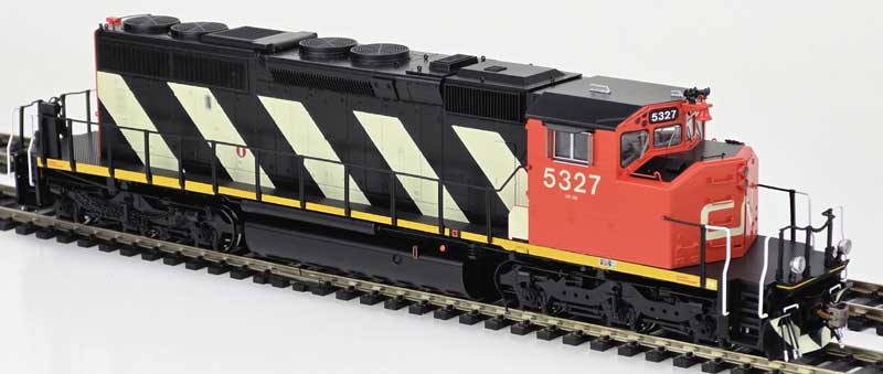 HO SD40-2W (DC/Silent): CN #5327 (Stripes)