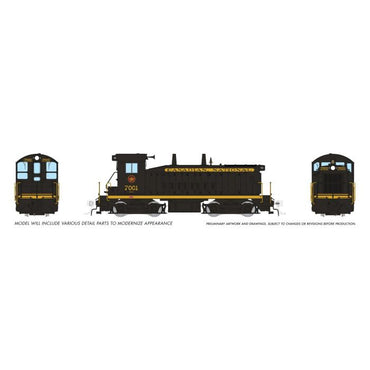 HO GMD SW9 (DCC/Sound): Canadian National (Maple Leaf Logo) #7005