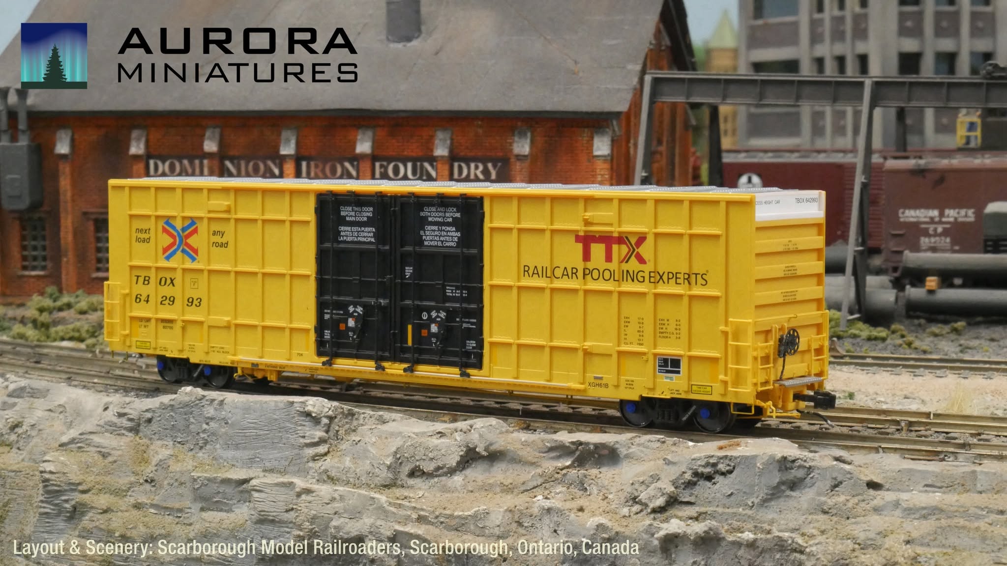 HO Greenbrier 7550cf 60ft Plate F Boxcar: TBOX #642948