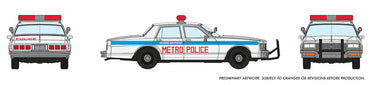 1:87 Early 1980s Chevrolet Impala: Metro Police
