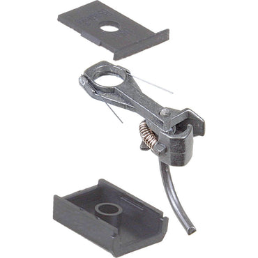 HO Kadee #145 140-Series Whisker® Metal Couplers with Gearboxes - Short (1/4") Overset Shank