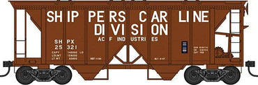 HO 70 Ton Covered Hopper: Shippers Car Line #25325