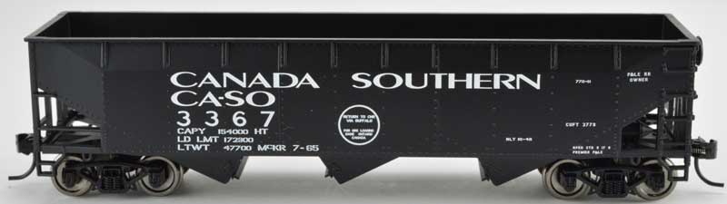 HO 70 Ton Offset Hopper: Canada Southern #3367