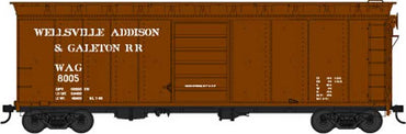 HO 40ft Boxcar: Wellsville Addison & Galeton #8005