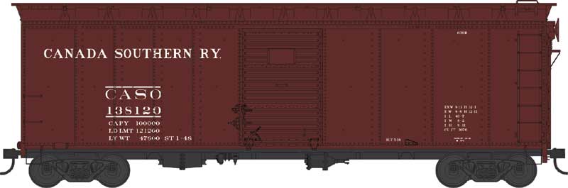 HO 40ft Boxcar: Canada Southern #138120