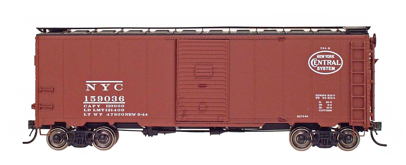 HO 10' 6" Mod. 1937 AAR Boxcar: New York Central #159127