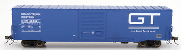 HO 60" PS-1 SD Boxcar: Grand Trunk Western (Blue) #383321