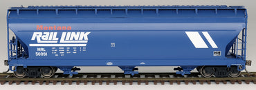 HO ACF 4650 CU FT 3-Bay Hopper: Montana Rail Link #50013
