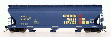 HO ACF 4650 CU FT 3-Bay Hopper: Golden West Service (GVSR) #525035